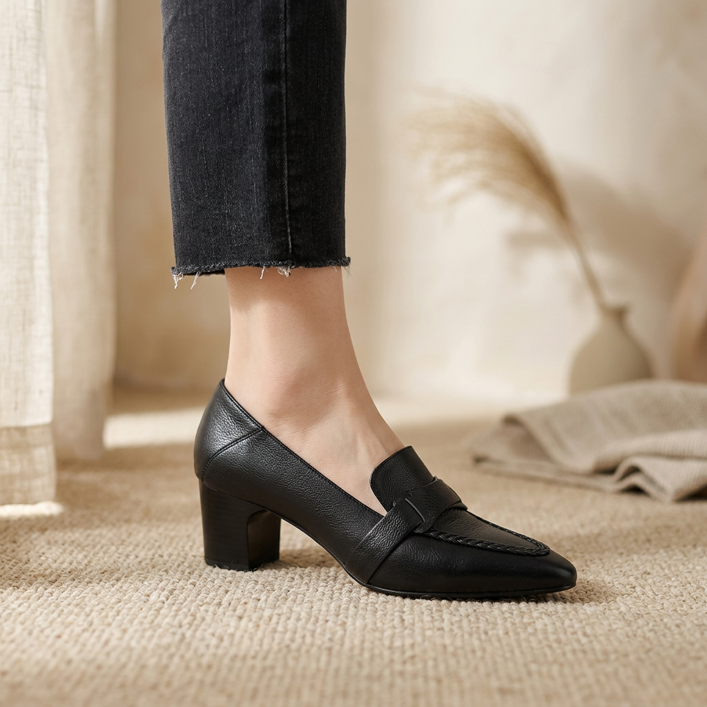 Product image for Viola Genuine Leather Heels