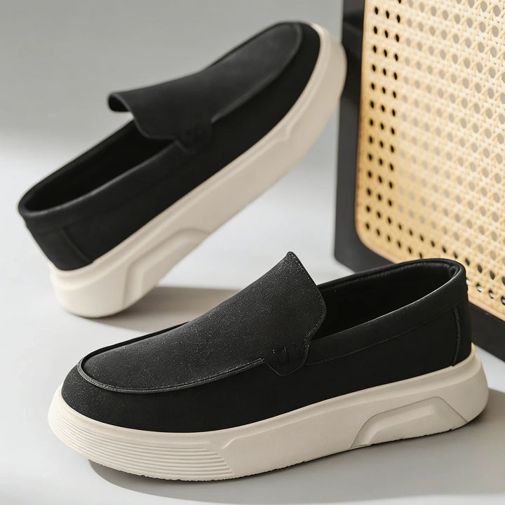 Product image for New Designer Men's Slip On Loafers Business Commute Comfortable Shoes Men Fashion Sneakers Daily Preppy Casual Men Leather Shoes