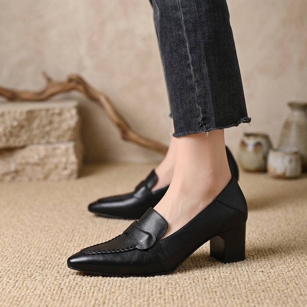 Product image for Viola Genuine Leather Heels
