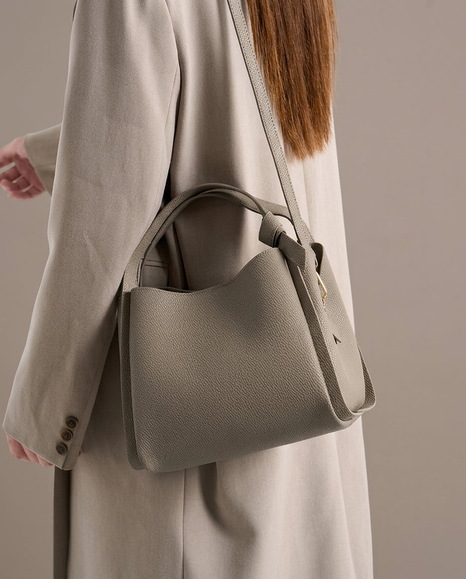 Product image for Stella Leather Bucket Bag