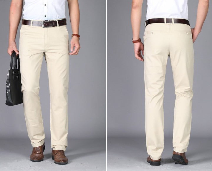 Leandro Tailored Cotton Trousers