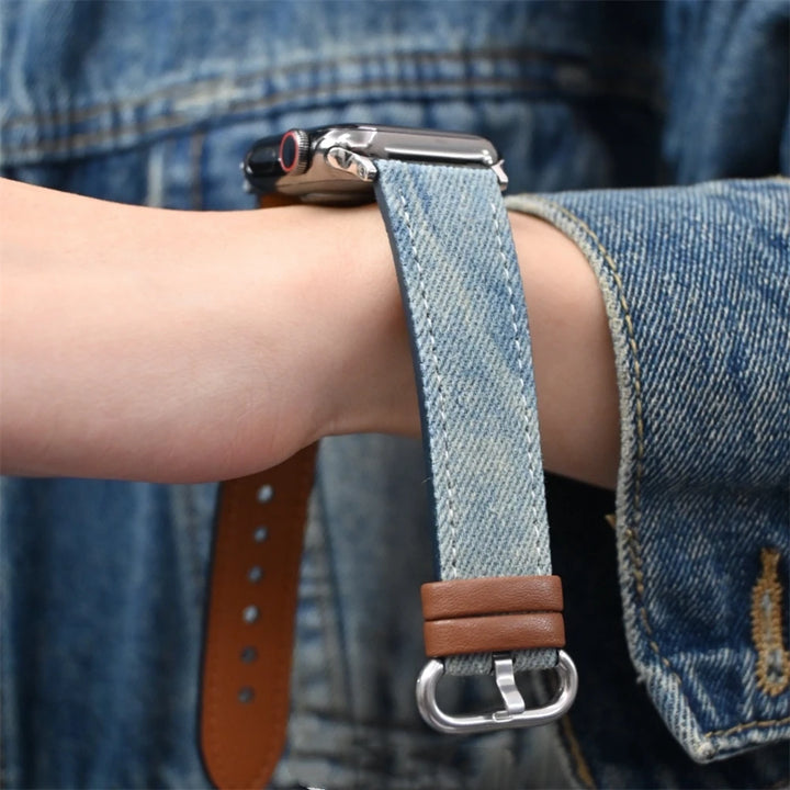 Atlas Denim Apple Watch Strap