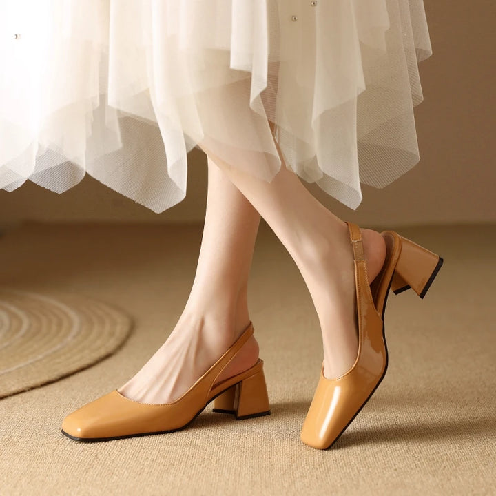 Astoria Block Slingbacks