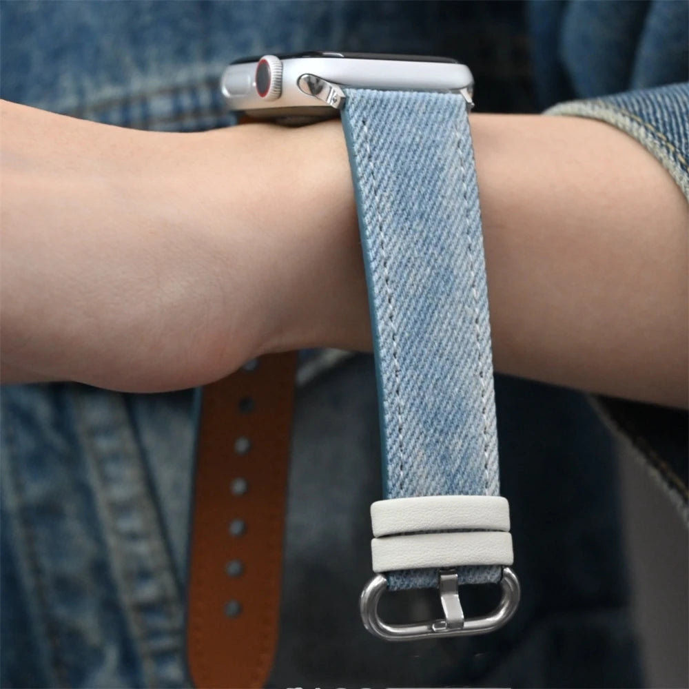 Atlas Denim Apple Watch Strap