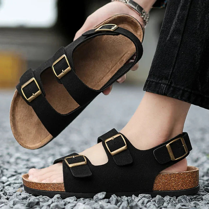 Lowell Cork Sandals