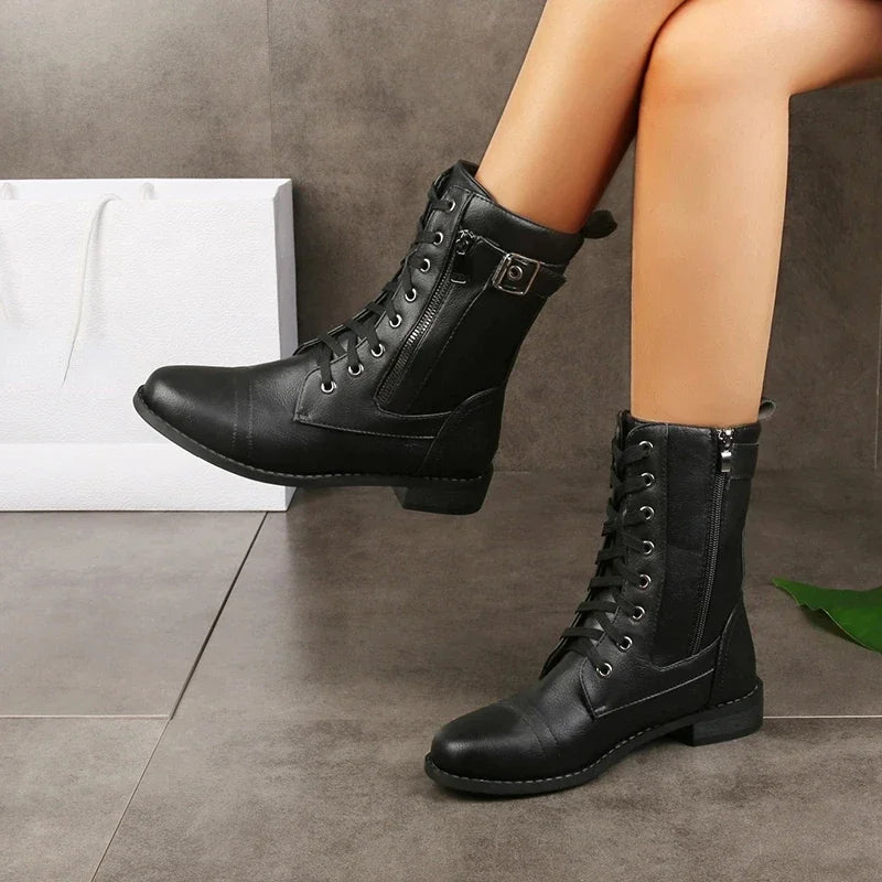 Tessa Combat Boots