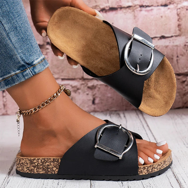 Lyra Buckle Slides