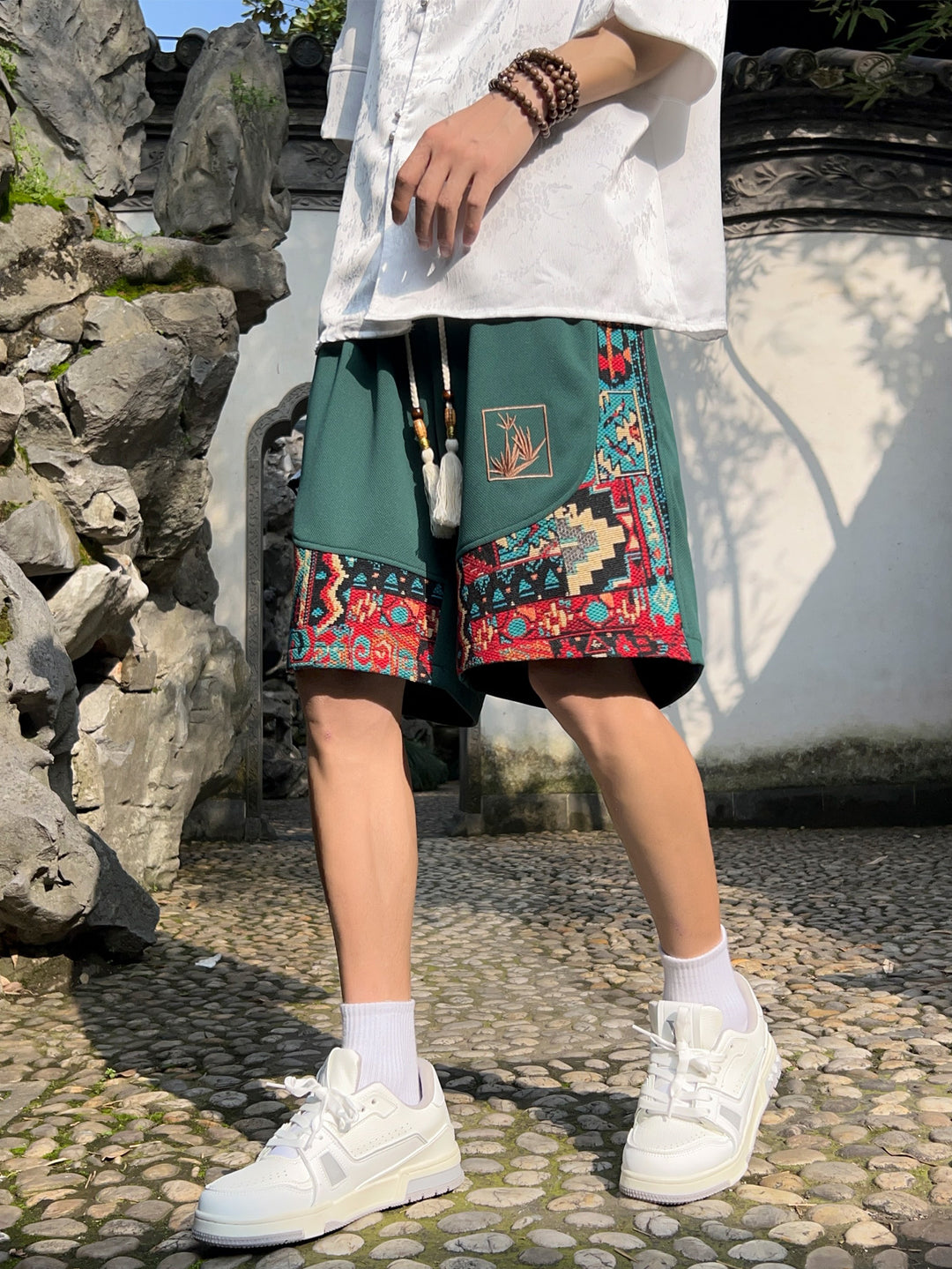 Napoli Embroidered Shorts