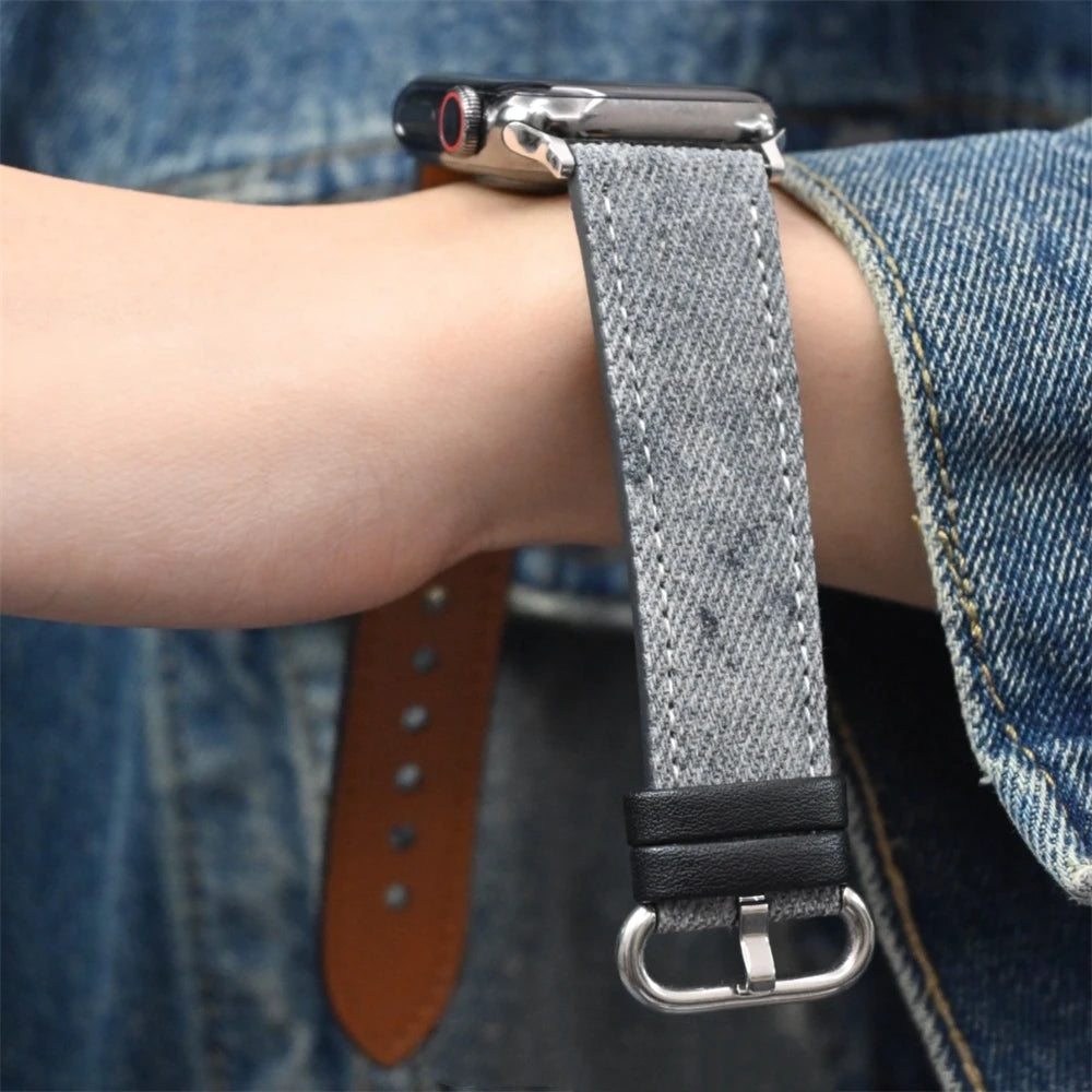 Atlas Denim Apple Watch Strap