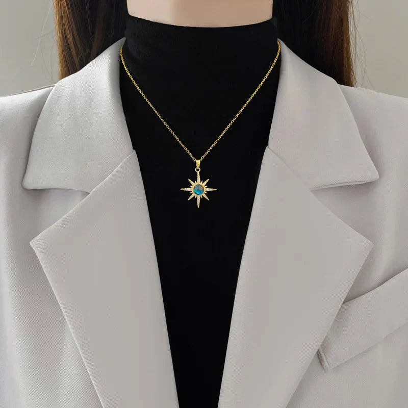 Starburst Pendant Necklace