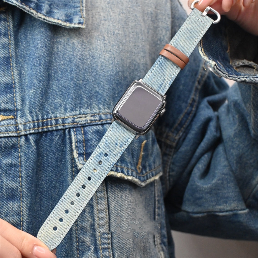 Atlas Denim Apple Watch Strap