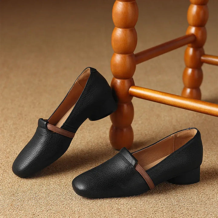 Product image for New Autumn Retro Ultra Soft Chunky Heel Open-Toe Women&