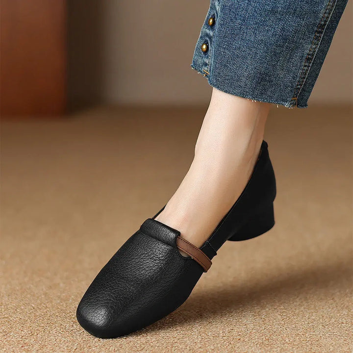 Product image for New Autumn Retro Ultra Soft Chunky Heel Open-Toe Women&