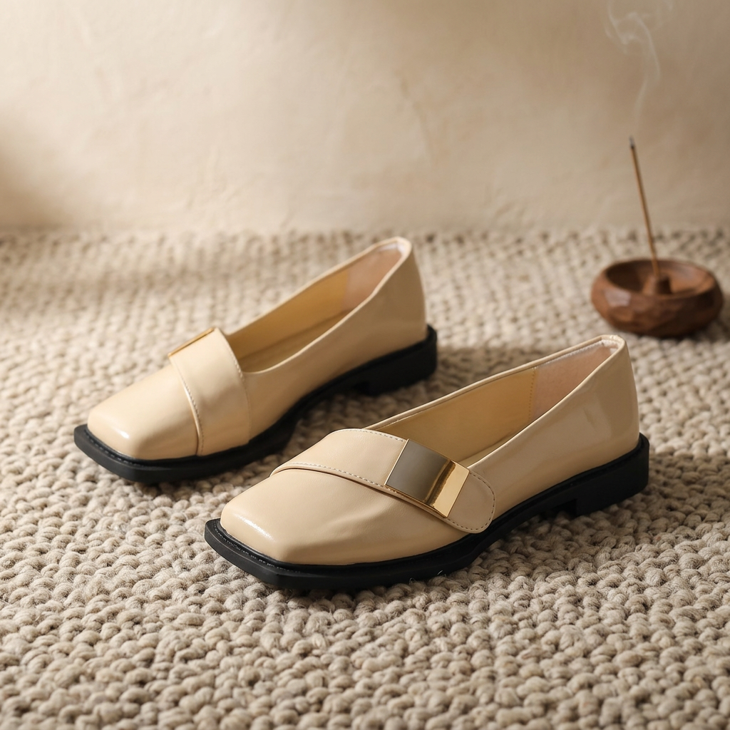 Product image for Women Sexy Sandals Elegant Square Toe Causal Flat Shoes for Women Fashion Low Heels Sandals Brand Designer Women Party Shoes