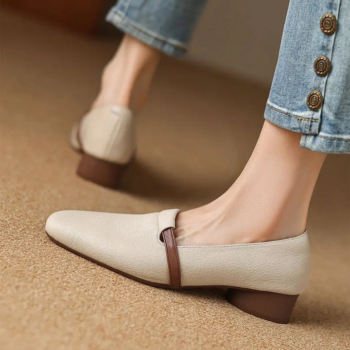 Product image for New Autumn Retro Ultra Soft Chunky Heel Open-Toe Women&